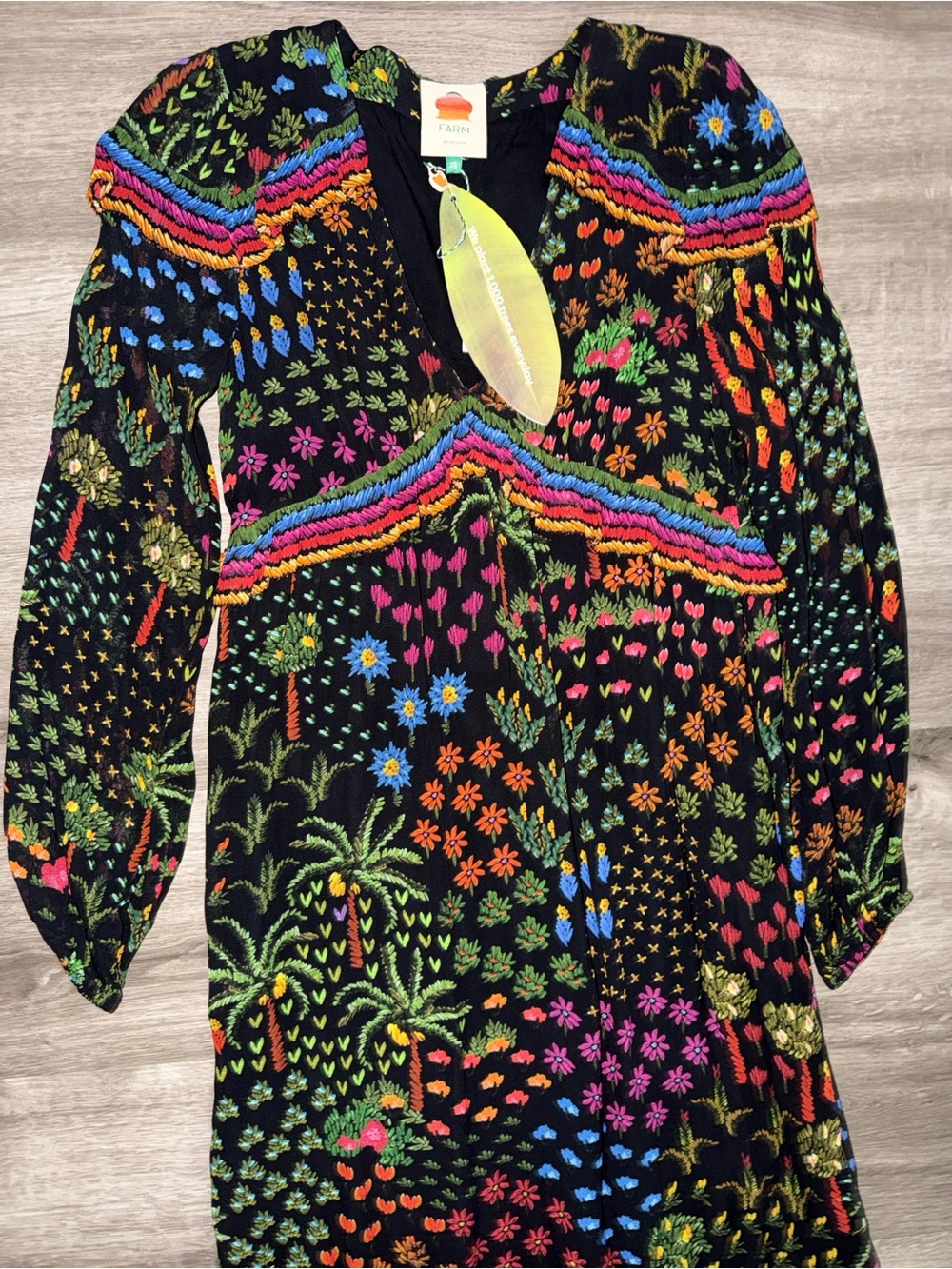 Farm Rio Fruit Garden Maxi Dress - Picture 10 of 12